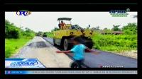 PEMKAB ROHIL ASPAL JALAN SIMPANG DUA RATUS